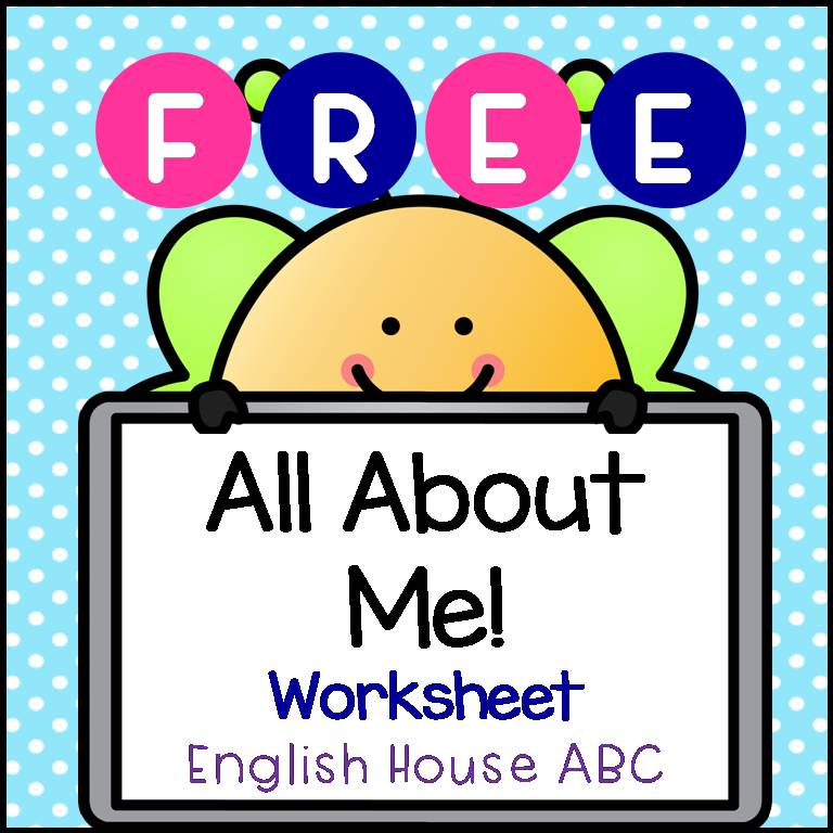 All About Me introductory activity for school semester start beginning ESL students young learners children
